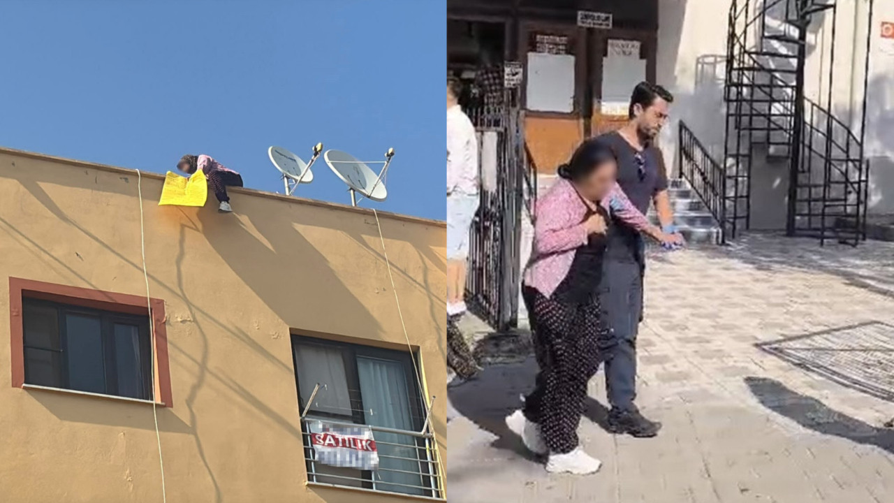 1.5 milyon TL'si gitti, çatıya çıktı! Dolandırılan kadının yürek ağza getiren intihar girişimi...