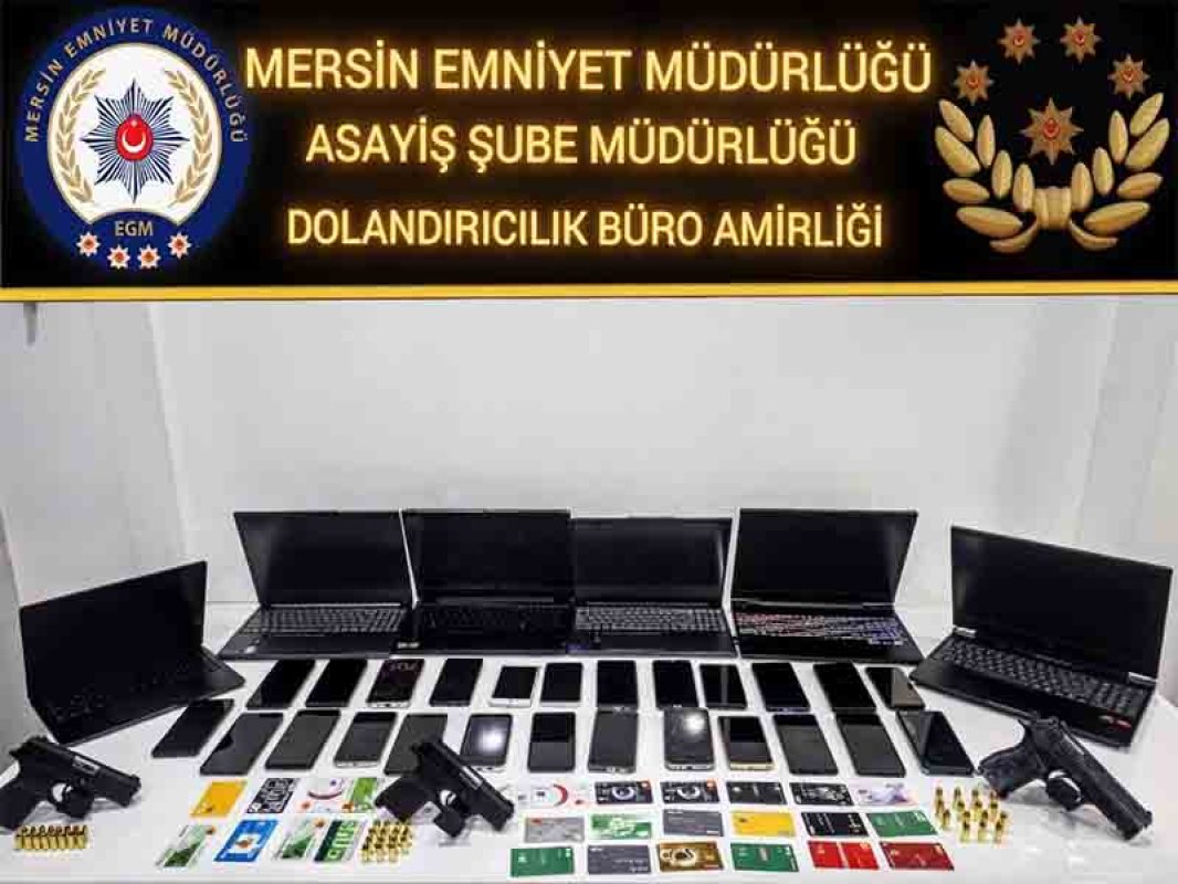 Mersin'de Dolandırıcılık Şebekesine Dev Operasyon