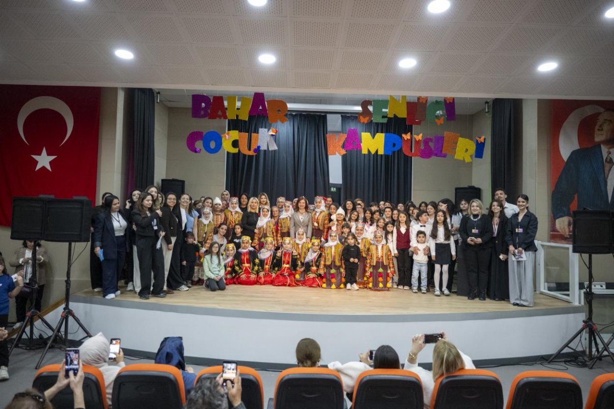 Mersin Büyükşehir’in Çocuk Kampüslerinde Bahar Şenliği Düzenlendi