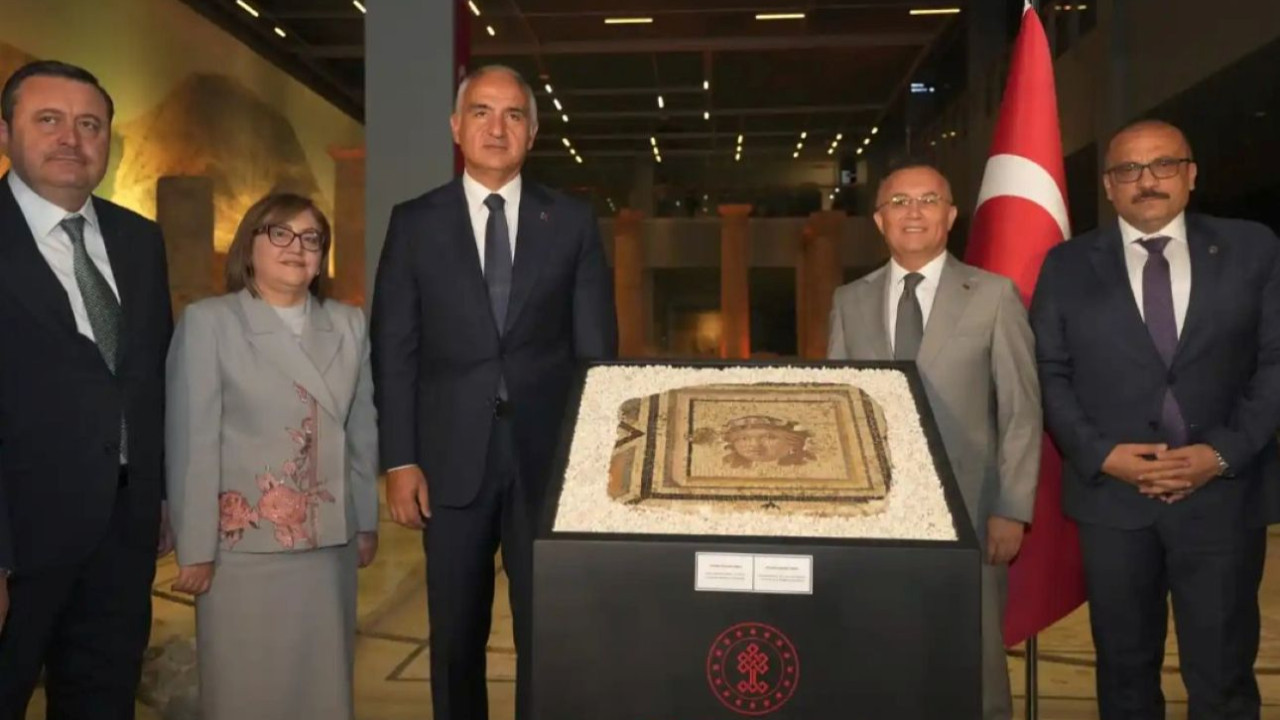 ABD'den iade edilen Zeugma mozaik paneli evine kavuştu
