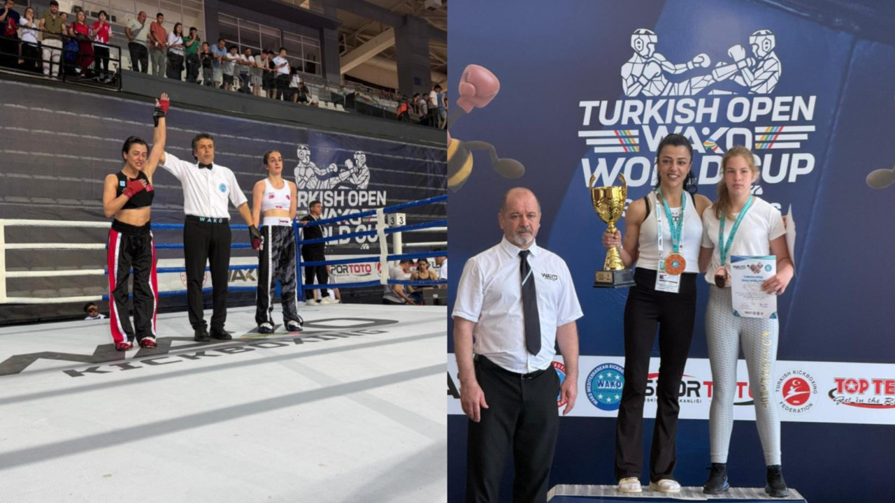 Bağcılar'dan çıktı, dünyayı dize getirdi! Dünya Kick Boks Kupası'nda Emine Arslan'dan altın madalya