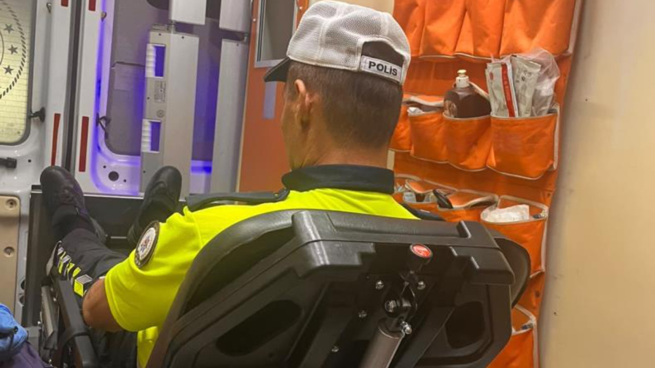 Dur ihtarına uymadı, motoru polisin üstüne sürdü! Kan donduran olayın adresi Bursa!