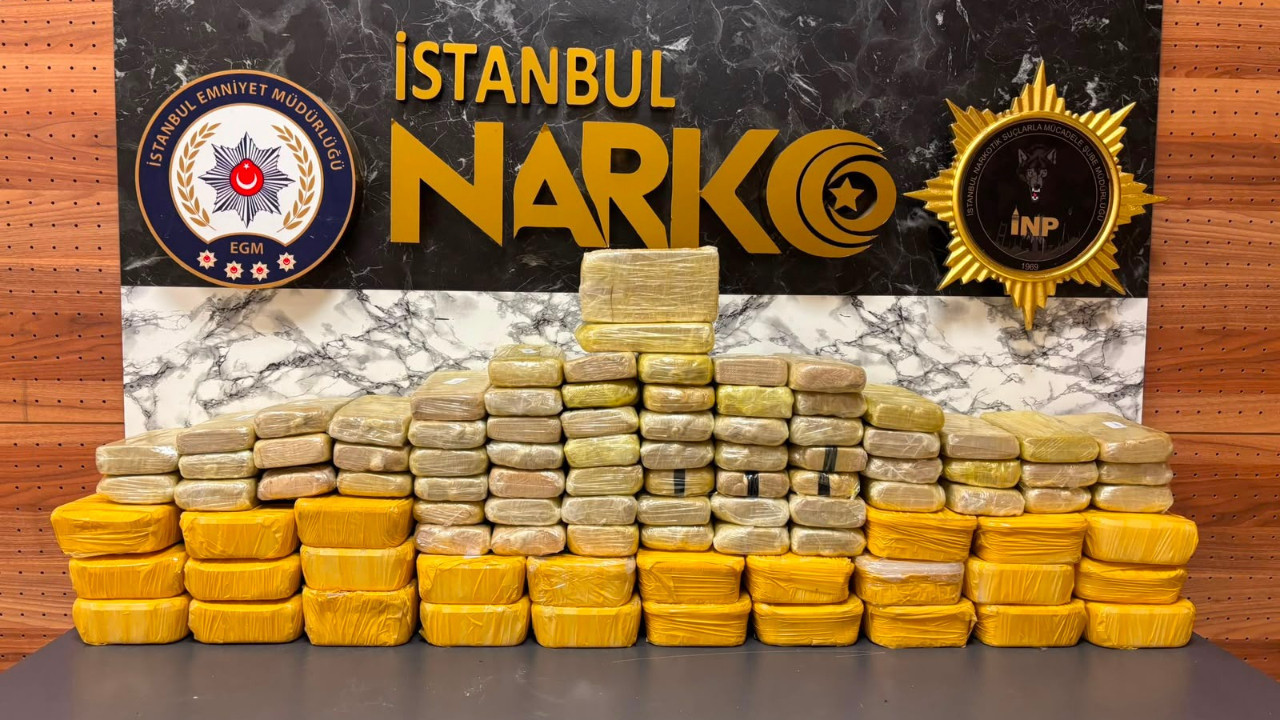 İstanbul'da dev uyuşturucu operasyonu: 62,9 kilo uyuşturucu ele geçirildi