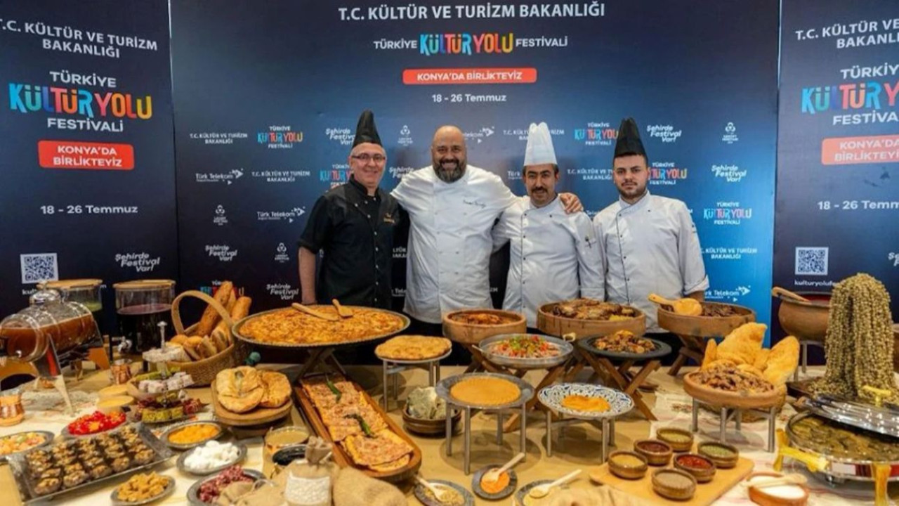 Konya, 53 lezzet noktasıyla Türkiye Kültür Yolu Festivali'nde rekor kırdı