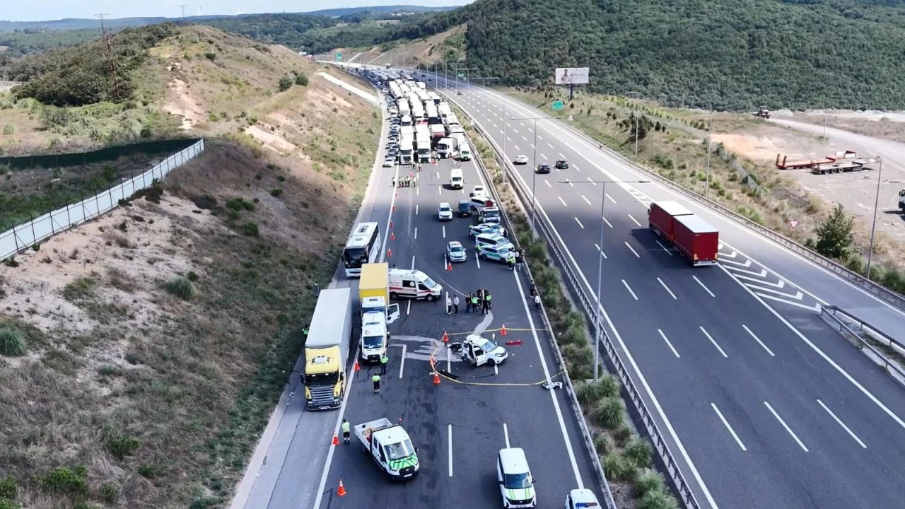 Kuzey Marmara Otoyolu'nda kahreden kaza! Kamyon şoföründen kan donduran ilk ifade