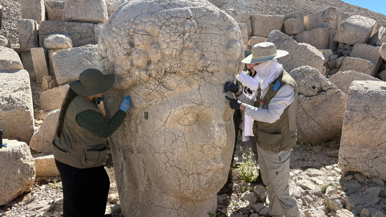 Nemrut'un dev heykellerine 5 yıllık koruma kalkanı