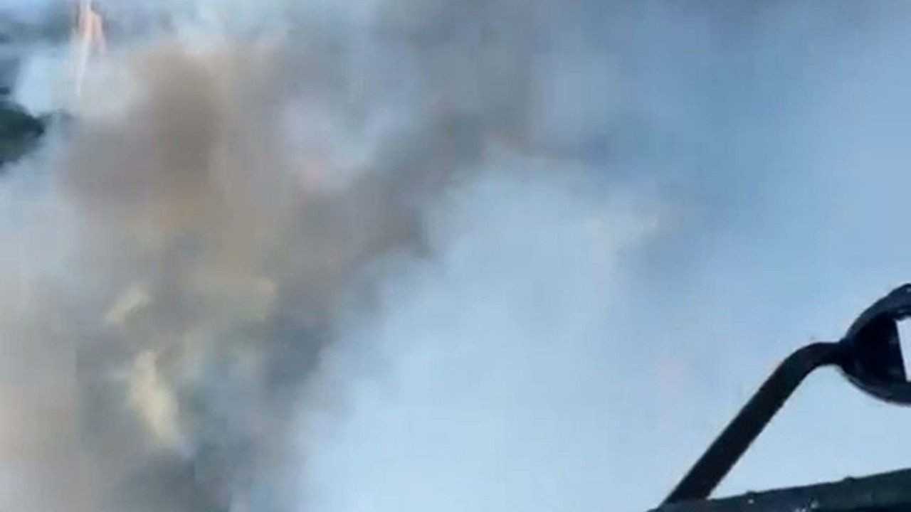Orman yangını! Alevler evlerin yakınına kadar geldi