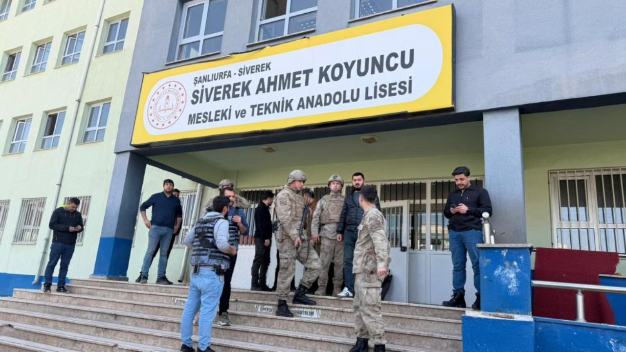 Şanlıurfa'da liseye silahlı saldırı!